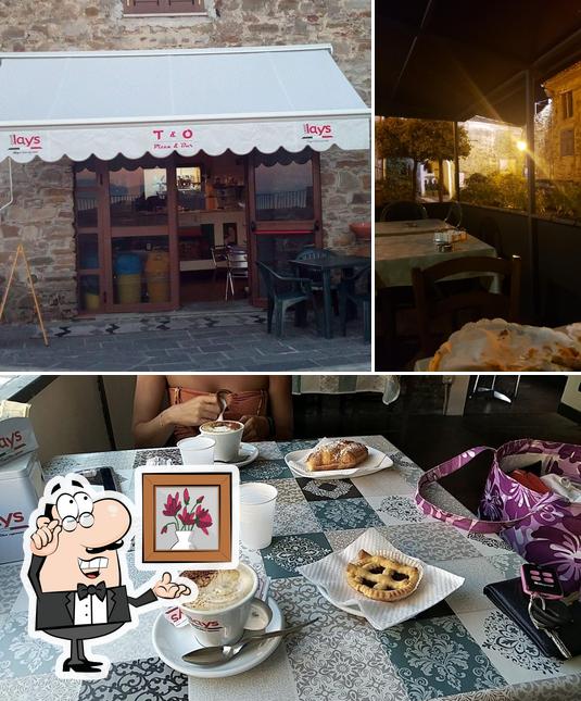 Gli interni di T&O pizza-bar