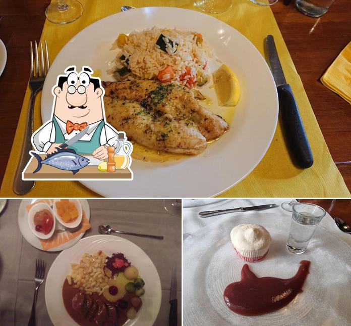 Salmone grigliato al Auberge Les Viviers