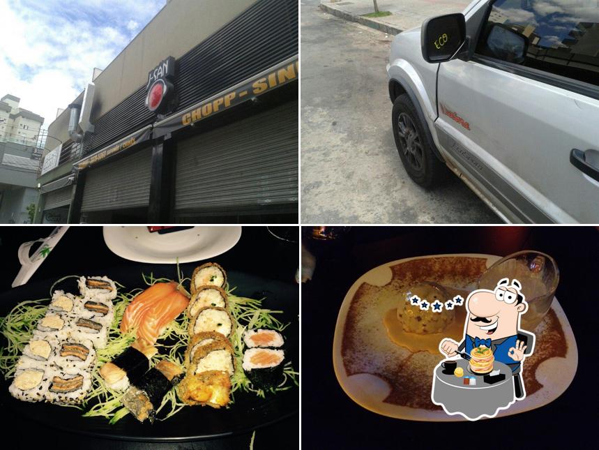 Platos en J-San Sushi House - Unidade Buritis