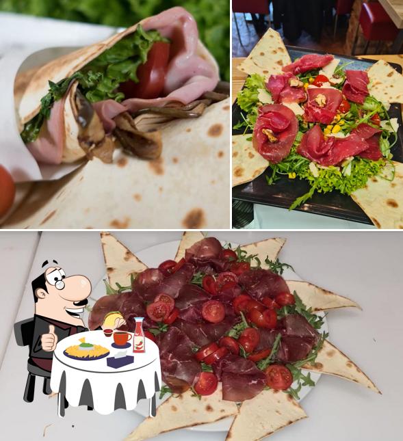 Piatto di formaggi al La Caveja Piadineria