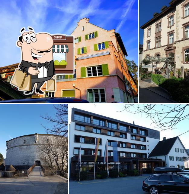 L'area esterna è una caratteristica importante di Hotel Promenade Schaffhausen