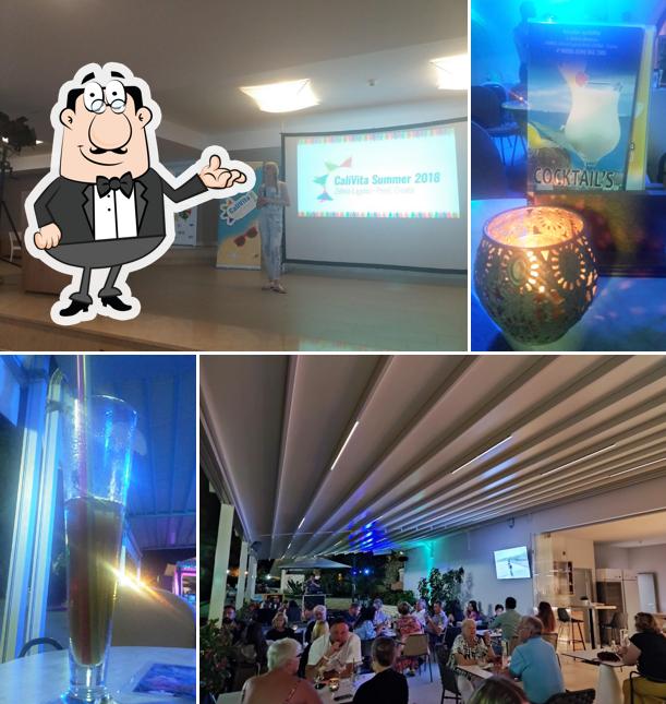 Gli interni di Aurora caffe & cocktail bar