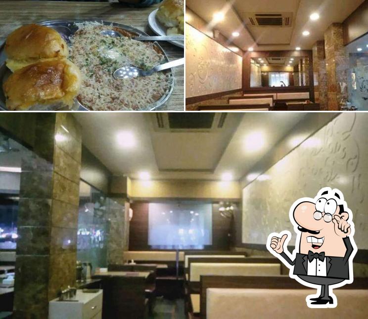 The interior of Radha Krishna pure veg