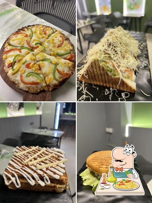 Food at Shakti Sandwich PDPU Gandhinagar