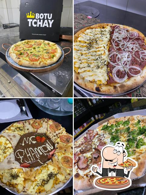 Peça pizza no Botu tchay
