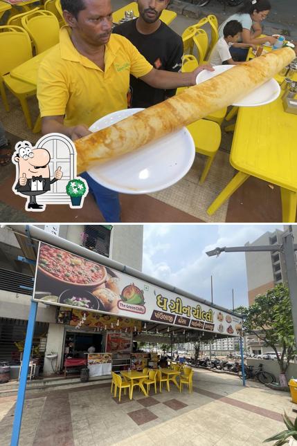 The exterior of The Green Chilly