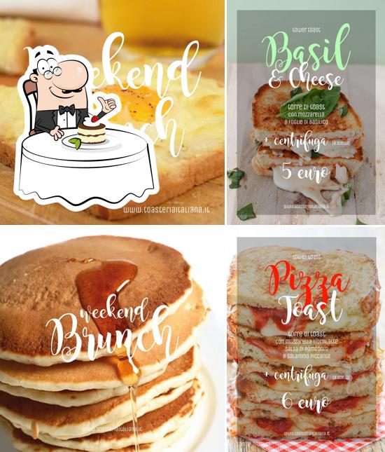 Toasteria Italiana serve un'ampia selezione di dolci