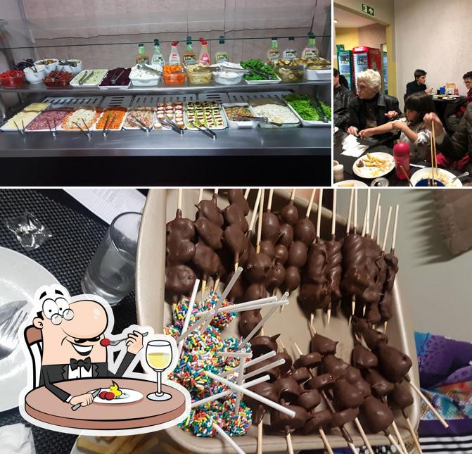 Comida em Bom mignon rodízio de espetinhos