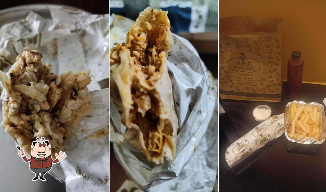 Food at Arabian Shawarma