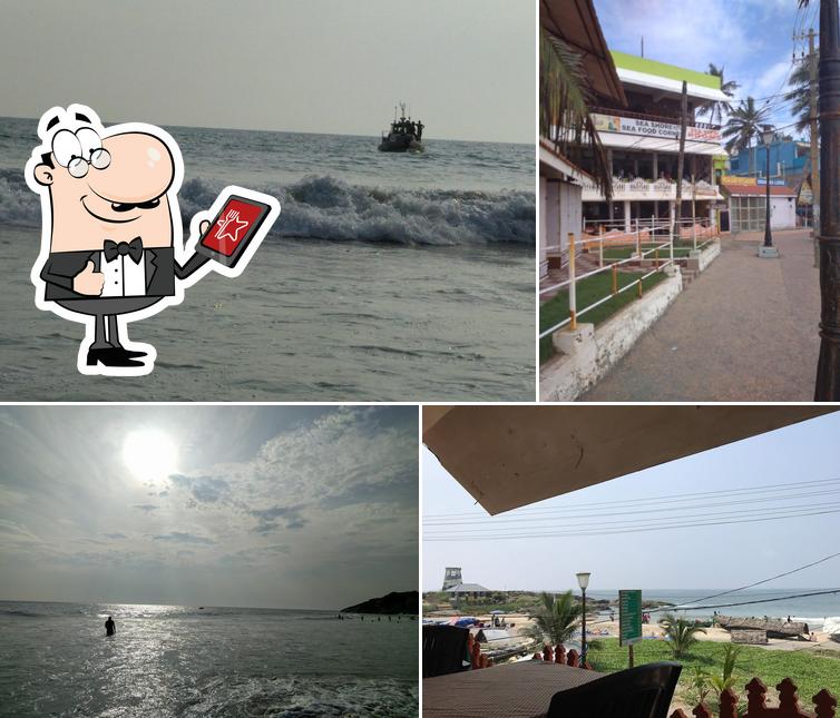 The exterior of Sea Shore Restaurant