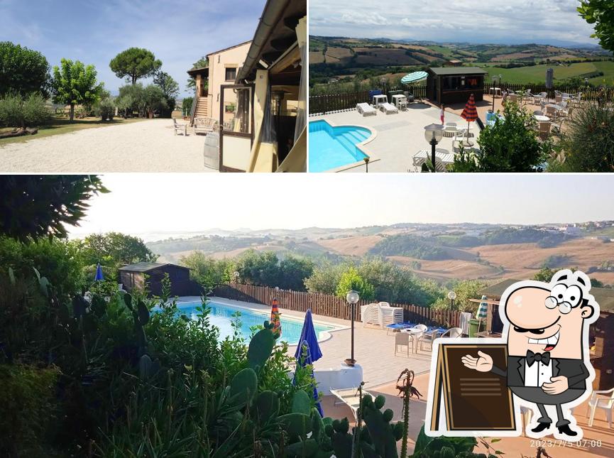 Goditi la vista dall'area esterna di Agriturismo Oasi Belvedere