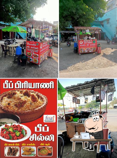 The interior of Malick Beef Corner