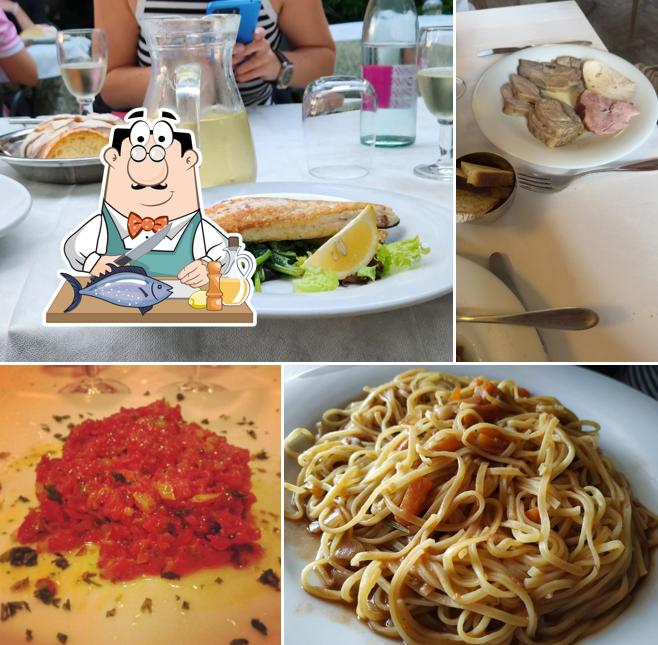 Salmone grigliato al Ristorante Pontile Orestino