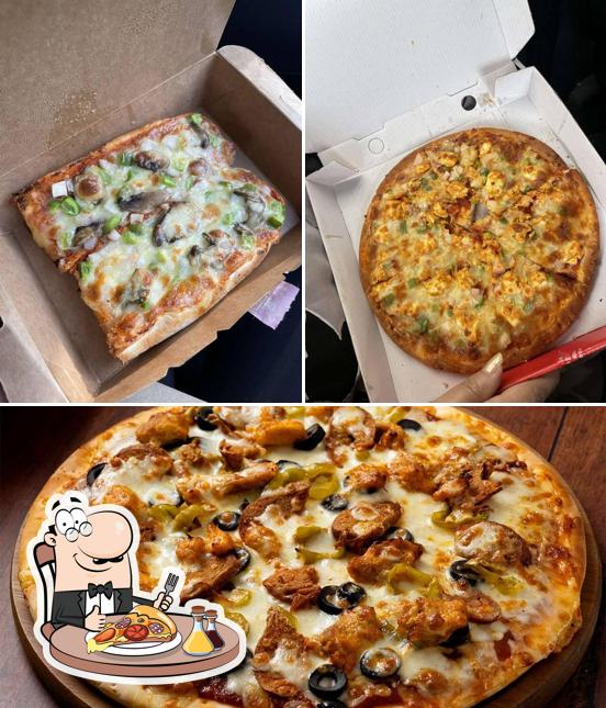 Pick various kinds of pizza