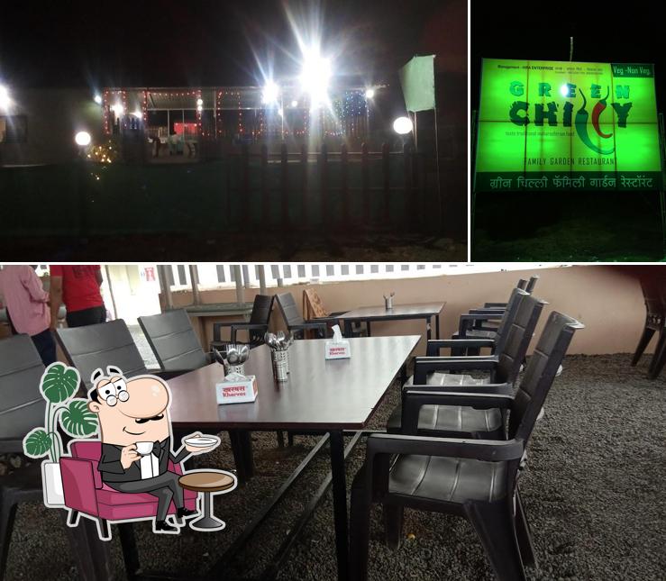 Check out how Hotel Green Chilly, Family Garden Restaurant looks inside
