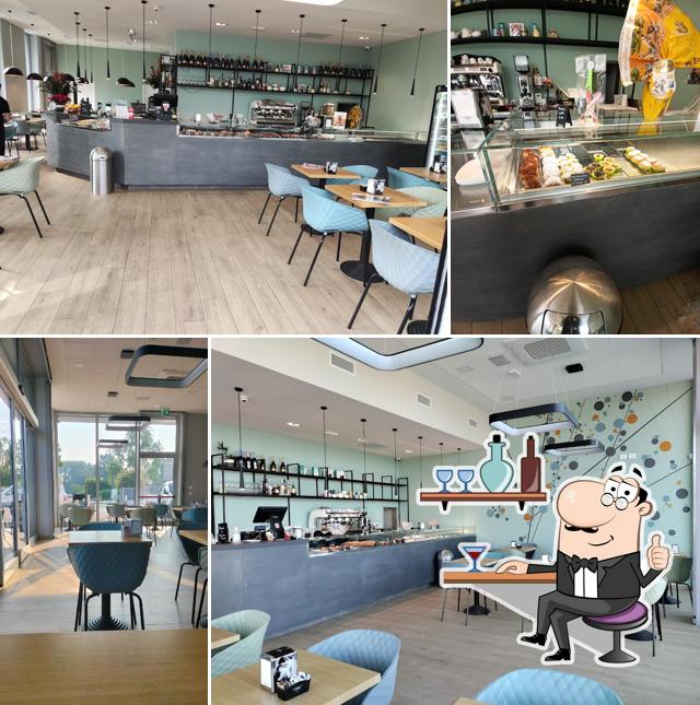 Dai un'occhiata agli interni di Petra Caffé