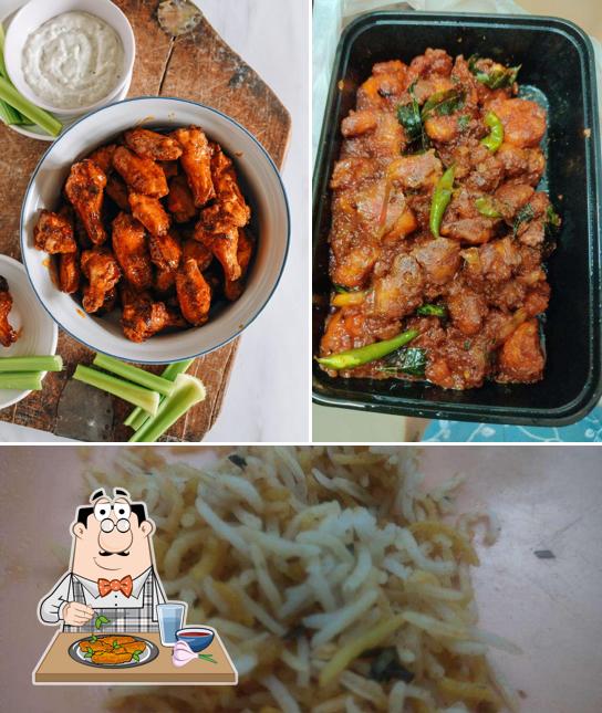 Chicken wings at Spicy Route