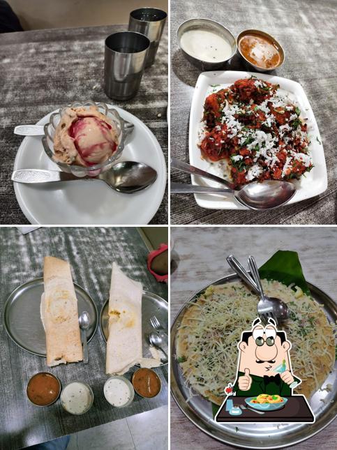 Food at Ambika Hotel