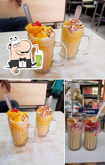 Enjoy a drink at Khau Galli Or Choupati