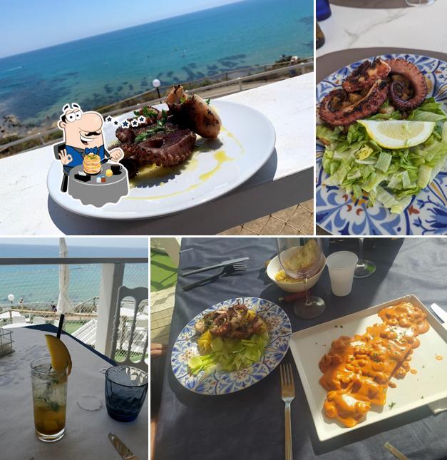 Cibo al Acanthus ristobar scala dei turchi