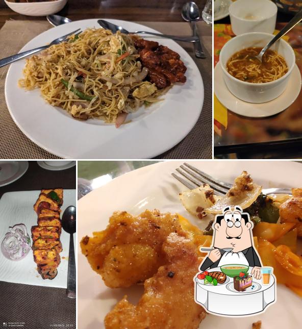 Hot and sour soup at Panache Inn [Bihta]