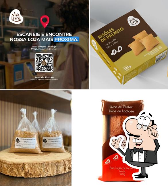 O interior do Viva Livre Atacadista de Alimentos Sem Glúten e Sem Lactose - Pão sem Glúten