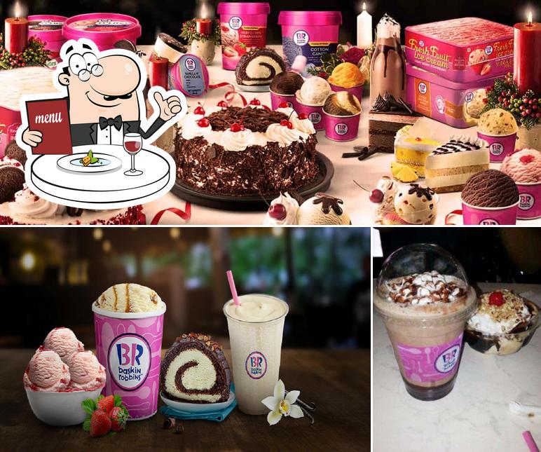 Food at Baskin Robbins - Ice Cream Desserts