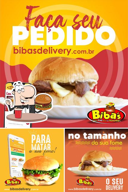 Hambúrguer em Bibas Lanches