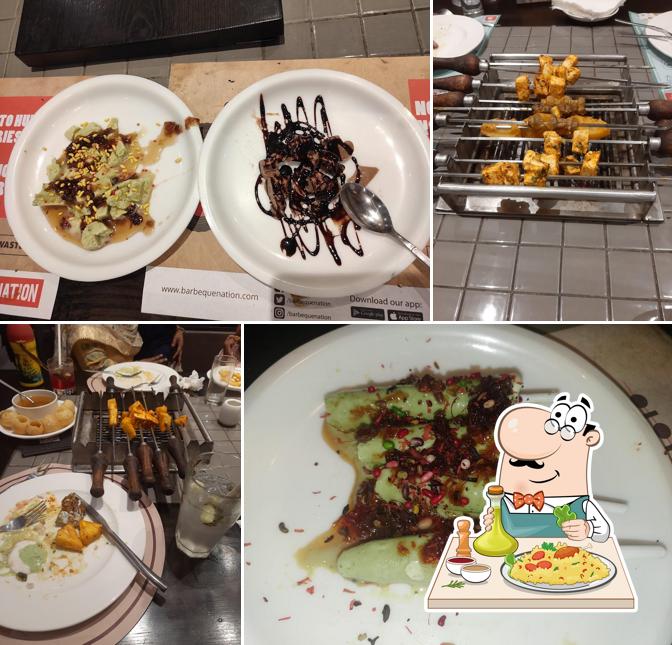 Food at Barbeque Nation