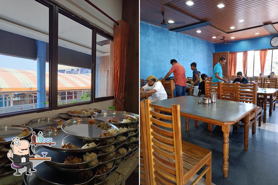 The interior of Vrindavan Restaurant