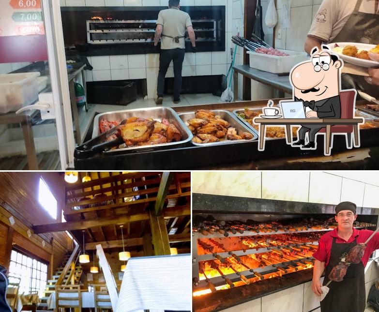 O interior do Restaurante Sabor de Casa