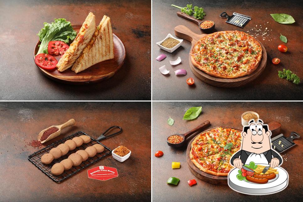 Food at Bermuda Pizza House