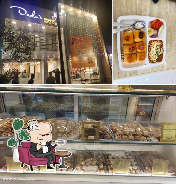 Take a seat at one of the tables at Dadu's