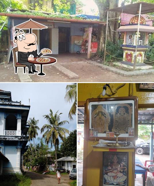 Enjoy the view at the outside area of Shri Balaji Tea Stall