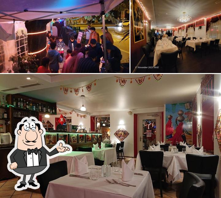 Gli interni di Tadka Indian Restaurant