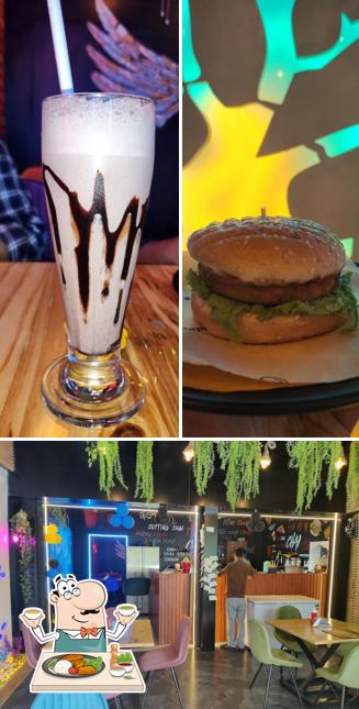 The photo of food and interior at The Tea Factory Cafe