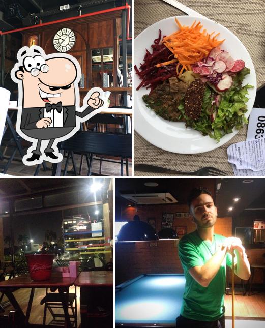 O interior do Star Pub