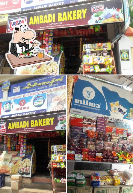 Food at Ambadi Bakery