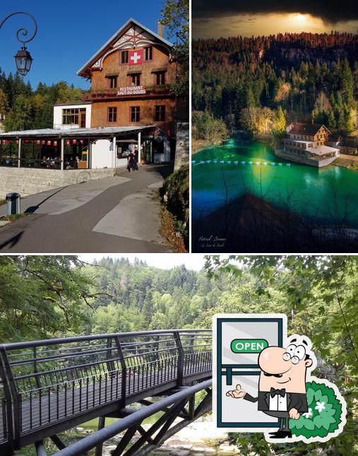 Puoi goderti l'aria fresca dal dehors di Restaurant Saut-du-Doubs