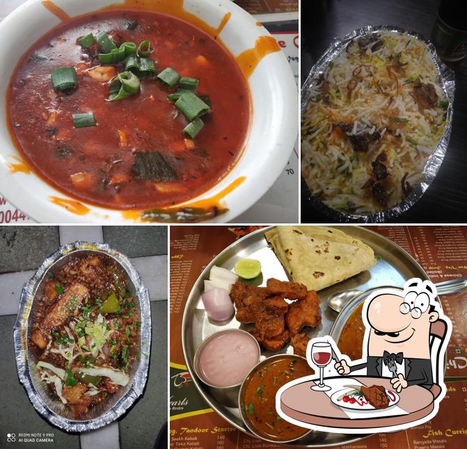 Pick meat meals at 2 Hearts Family Restro