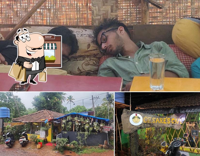 Enjoy the view outside Cesare's Cafè