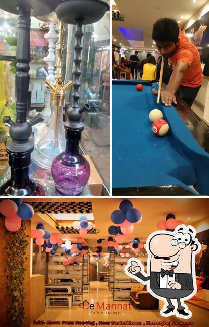 The interior of De Mannat Cafe N Lounge