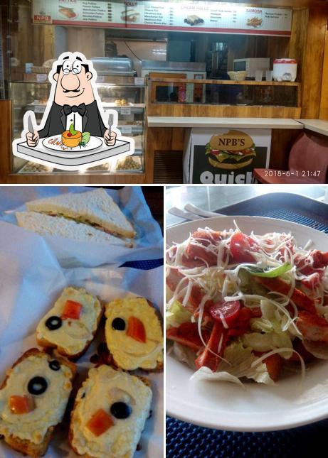 Food at New Poona Bakery