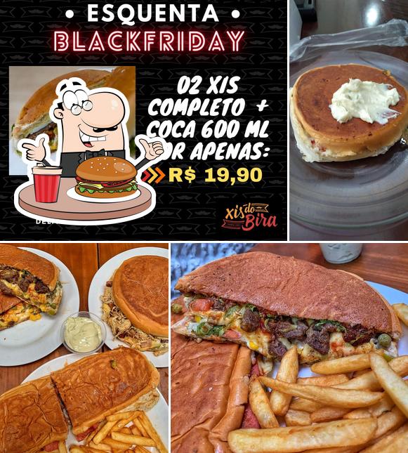 Os hambúrgueres do Xis do Bira irão saciar diferentes gostos