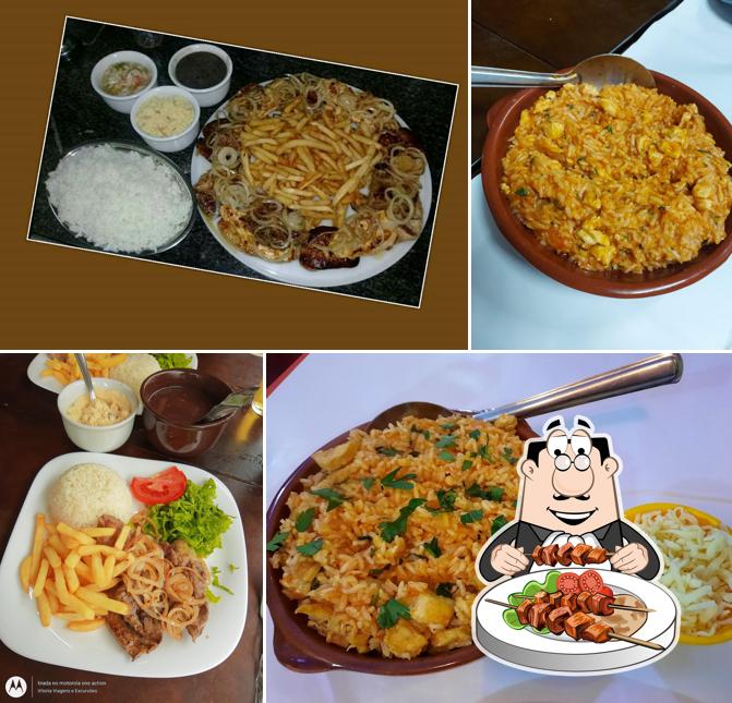 Platos en Restaurante e Pizzaria Rei da Picanha