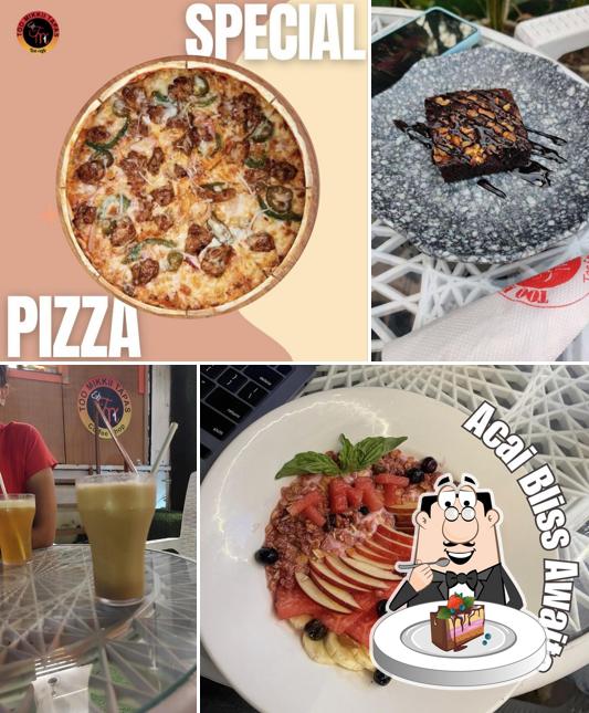 Chocolate cake at Too Mikki Tapas Cafe in Rajendra Nagar Best Cafe in Rajinder Nagar