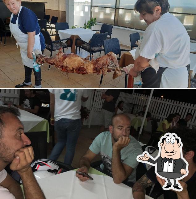 Gli interni di Bistro Maslina