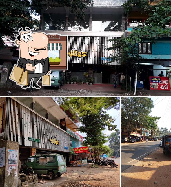 The exterior of Pulimood Restaurant