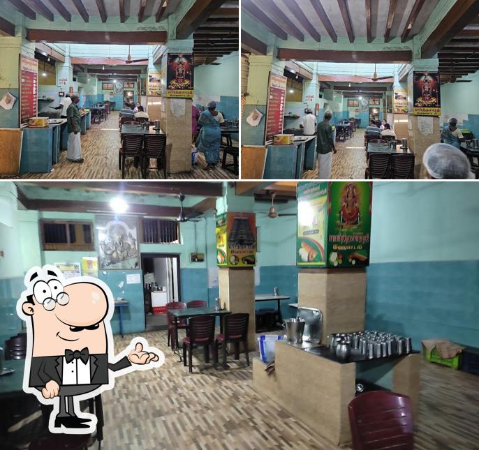 Take a seat at one of the tables at Partha Sarathy Vilas