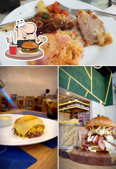 Hambúrguer em Café do Forte